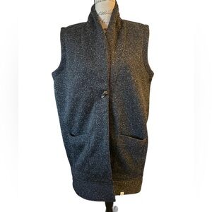 Bytavi gray/black sweater vest/coat size XL NWT